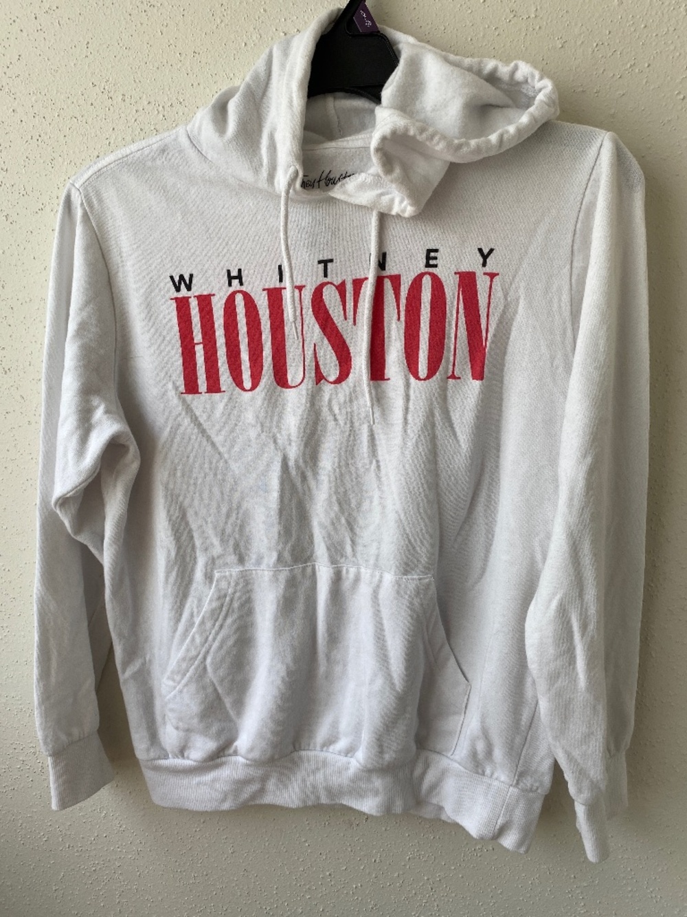 Whitney Houston Long Sleeve Hoodie Size S